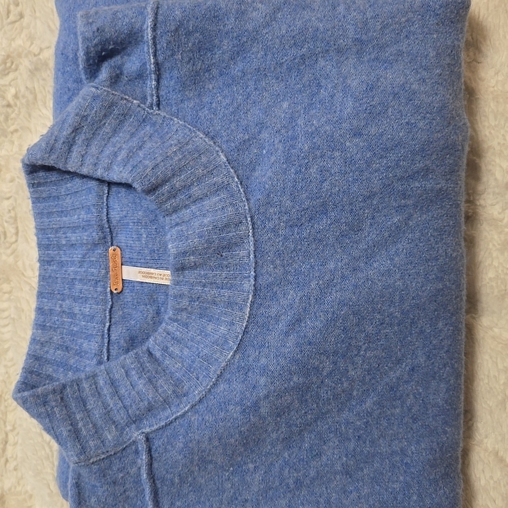 Free People - Phoebe Pullover in Waterfall Heather Size:XS - Picture 6 of 7